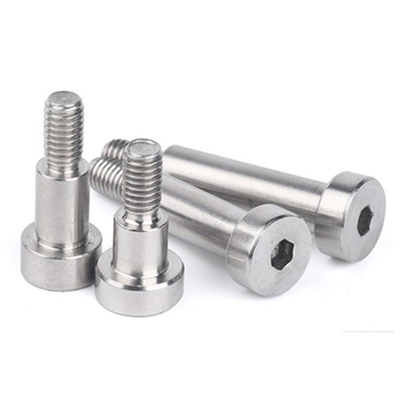 Aço inoxidável Hex Flange ombro parafuso cabeça plana alta precisão