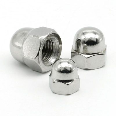304 Acorn Nuts de aço inoxidável, grau 4.8 para máquinas industriais