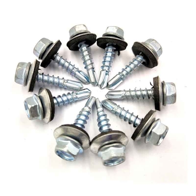 EPDM Hex Head Self Drilling Decking parafusos revestidos de zinco