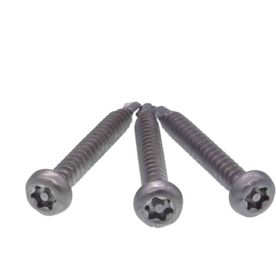 304 201 parafusos de aço inoxidável de Pin Head Torx Self Drilling alteram resistente
