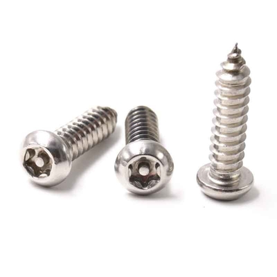 Parafuso de batida do anti roubo da linha de ST6.3 25mm Pan Head Torx Self Tapping