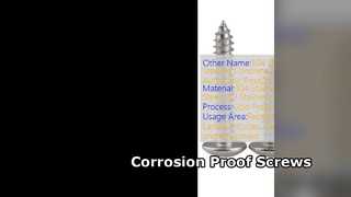 304 parafusos autorroscantes de aço inoxidável