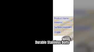 Parafusos de aço inoxidável protegem seus projetos