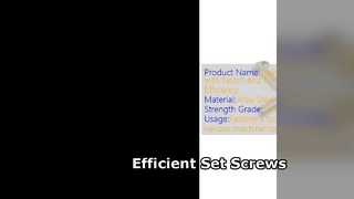 Parafusos de fixação de aço inoxidável eficientes, flauta de chip de entalhe