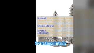 Lâmpadas seguras com parafusos Torx Tamper