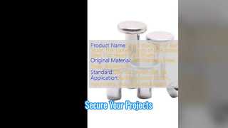 Conexões rápidas e seguras de rebites de aço inoxidável 304