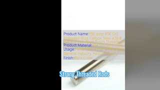 Haste roscada 35K 45K Gr5 acabamento preto